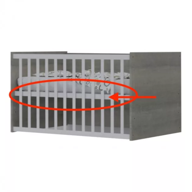 Todi Cube 2 fekvőrács 120*70-es (a kombiágy kiságyát teszi önállóan használhatóvá)