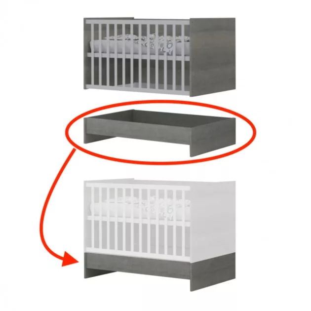 Todi Cube 2 magasító kiságy alá (a kombiágy kiságyát teszi önállóan használhatóvá)