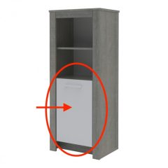 Todi Cube 2 ajtó keskeny szekrényhez