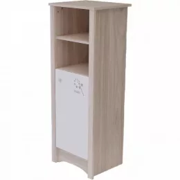   Todi Magic keskeny nyitott polcos + 1 ajtós szekrény (140 cm magas)