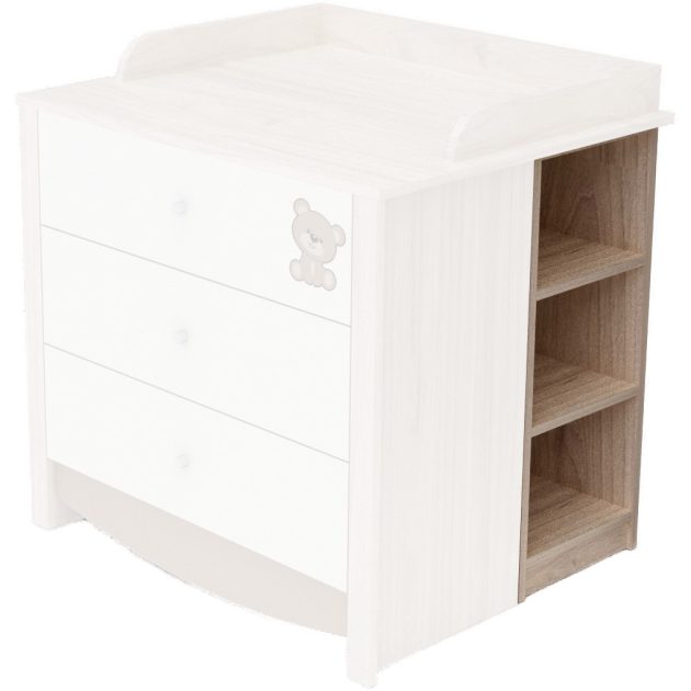 Todi Teddy nyitott polc a pelenkázó toldalék alá