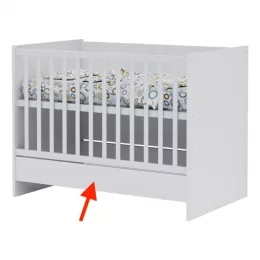   Todi White Bunny magasító kiságy alá (a kombiágy kiságyát teszi önállóan használhatóvá)