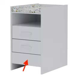   Todi White Bunny magasító komód alá (a kombiágy komódját teszi önállóan használhatóvá)