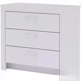 Todi White Bunny 3 fiókos komód (2 doboz)