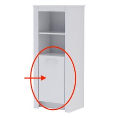 Todi White Bunny ajtó keskeny szekrényhez