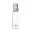 BIBS Cumisüvegszett 270 ml natúr kaucsuk cumifejjel - Pasztellkék