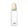 BIBS Cumisüvegszett 270 ml natúr kaucsuk cumifejjel - Krémfehér