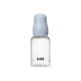 BIBS Cumisüvegszett szilikon cumifejjel - Pasztellkék 