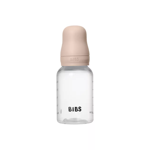 BIBS Cumisüvegszett szilikon cumifejjel - Púderrózsaszín