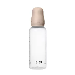   BIBS Cumisüvegszett 270 ml szilikon cumifejjel - Púderrózsaszín