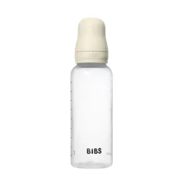   BIBS Cumisüvegszett 270 ml szilikon cumifejjel - Krémfehér