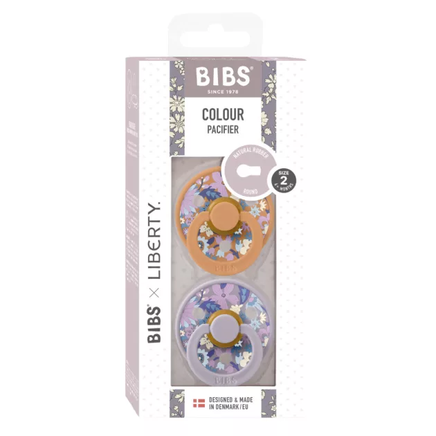 BIBS x Liberty 2-es szett Colour Cumi 6-18 hó - Nyári Virágzás Sütőtök Mix