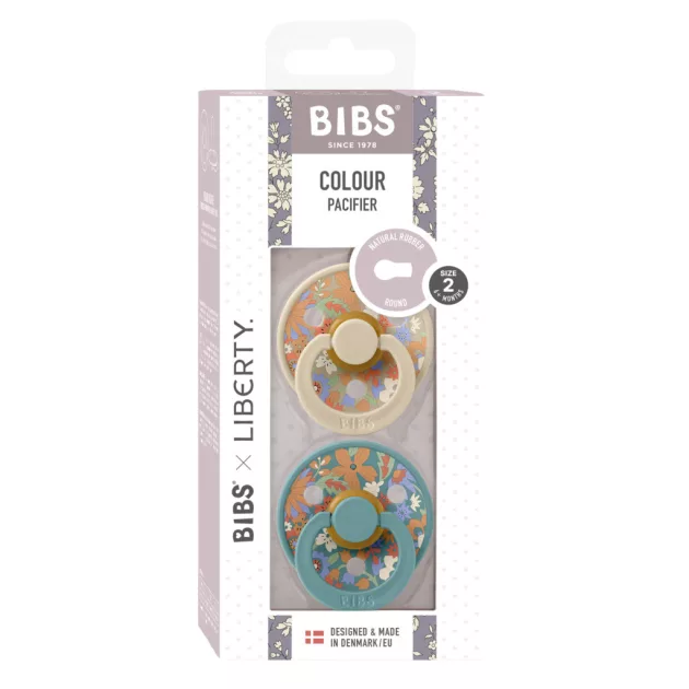 BIBS x Liberty 2-es szett Colour Cumi 6-18 hó - Nyári Virágzás Vanília Mix