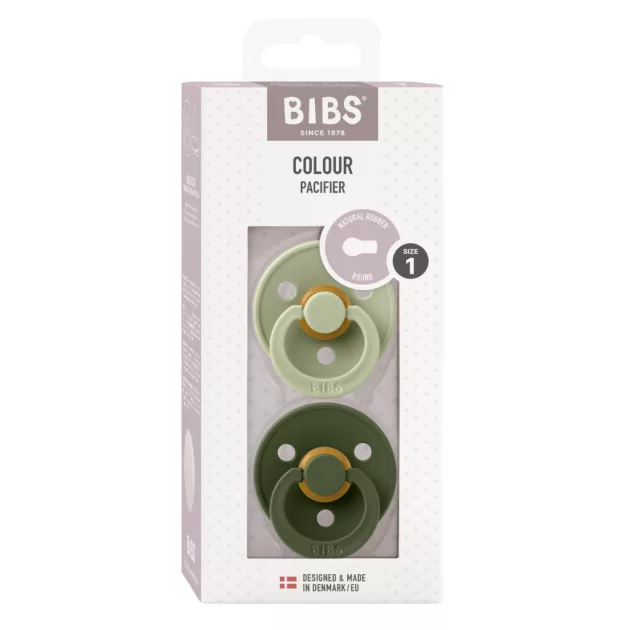 BIBS Colour Cumi 2-es szett (Zsálya/Terepzöld) 0-6 hó