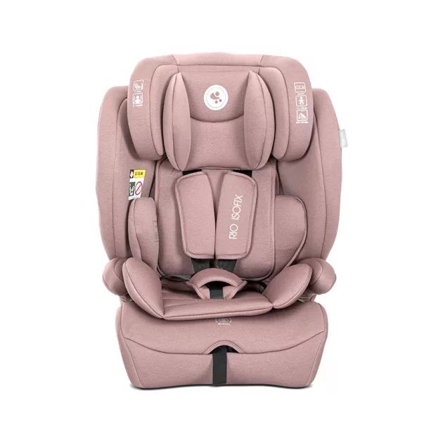 Lorelli Rio isofix autósülés i-Size 76-150cm - Pink