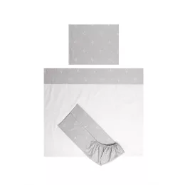   Lorelli Tiny Dream Trio ágynemű garnitúra 70x140 - Bear Grey