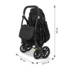 Lorelli Fresh sport babakocsi 22 kg-ig - Grey Icy