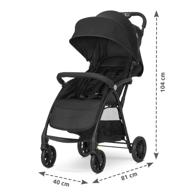 Lorelli Fresh sport babakocsi 22 kg-ig - Grey Icy