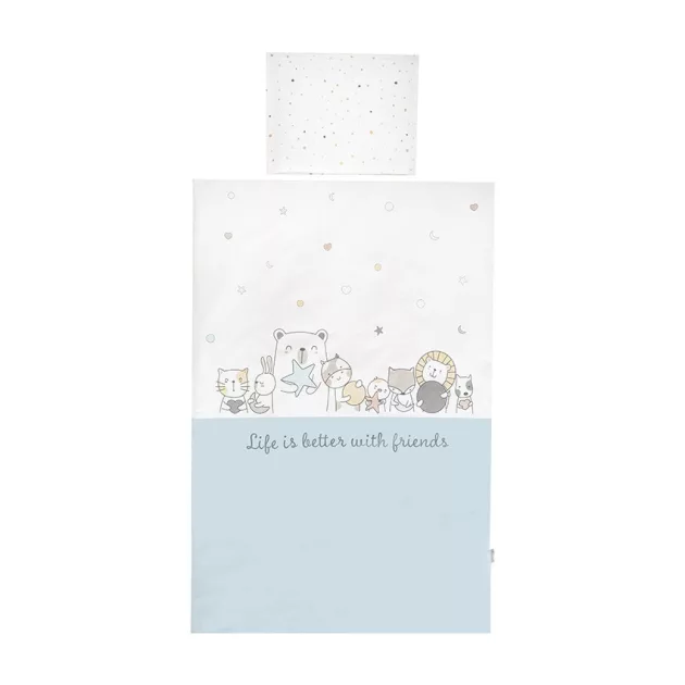 Lorelli 3 részes ágynemű garnitúra - Happy Friends Blue