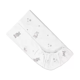 Lorelli gumis lepedő 70x140 + 15cm - Little Rabbits Grey