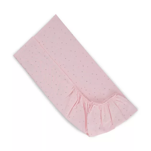Lorelli gumis lepedő 70x140 + 15cm - Pink Sky