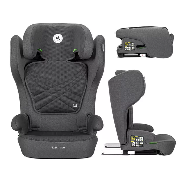 Lorelli Rigel 100-150 cm összecsukható isofix gyerekülés - Grey