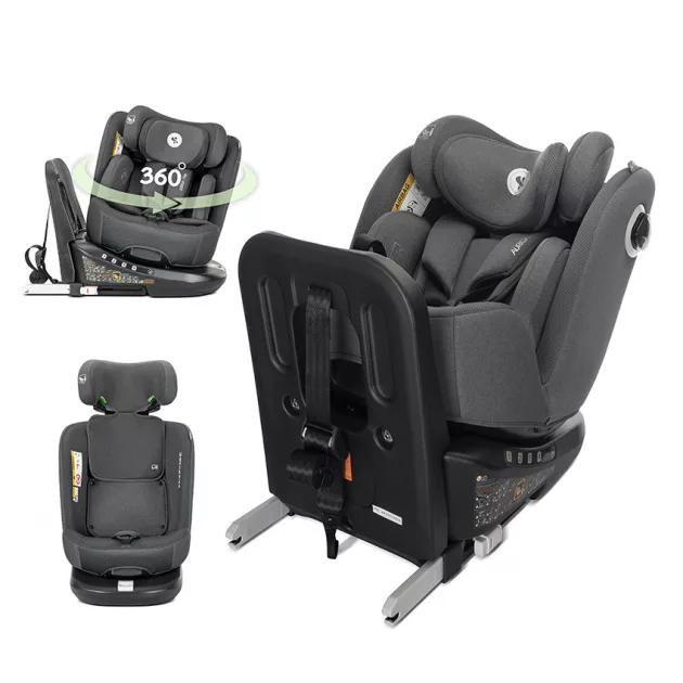 Lorelli Auriga 360 isofix autósülés 40-150cm - Grey