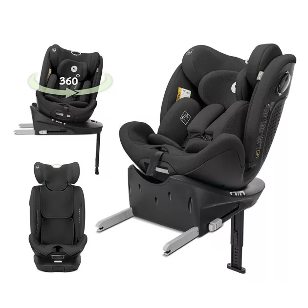 Lorelli Perseus i-Size isofix autósülés 40-150cm - Black