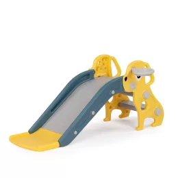 Chipolino gyerek csúszda Dog 116 cm - yellow