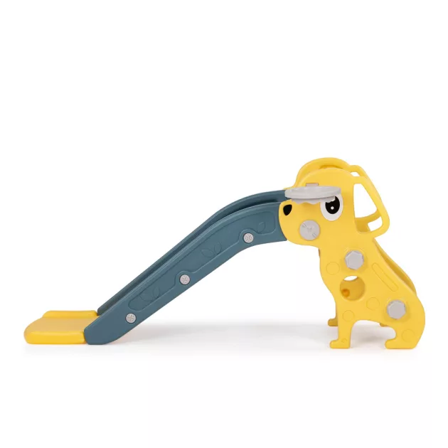 Chipolino gyerek csúszda Dog 116 cm - yellow