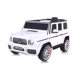 Chipolino Mercedes AMG G63 elektromos autó - white leather