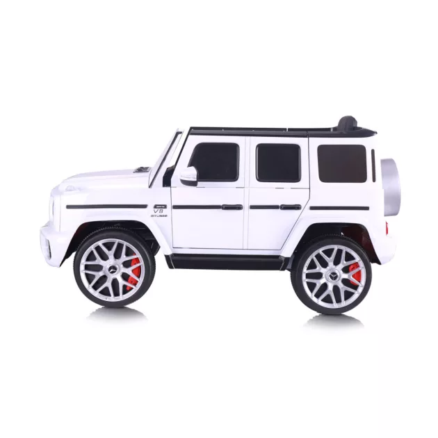 Chipolino Mercedes AMG G63 elektromos autó - white leather