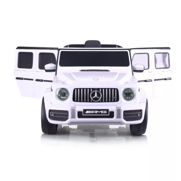 Chipolino Mercedes AMG G63 elektromos autó - white leather