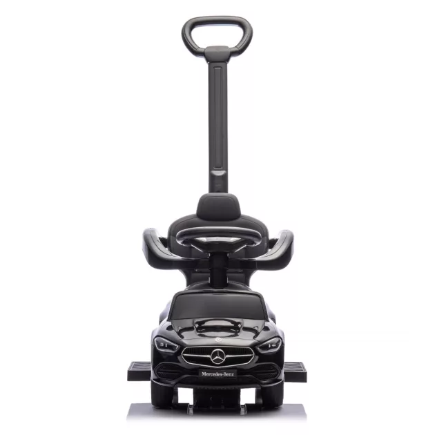 Chipolino Mercedes Benz C-Class bébitaxi tolókarral - black