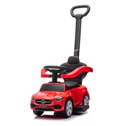 Chipolino Mercedes Benz C-Class bébitaxi tolókarral - red