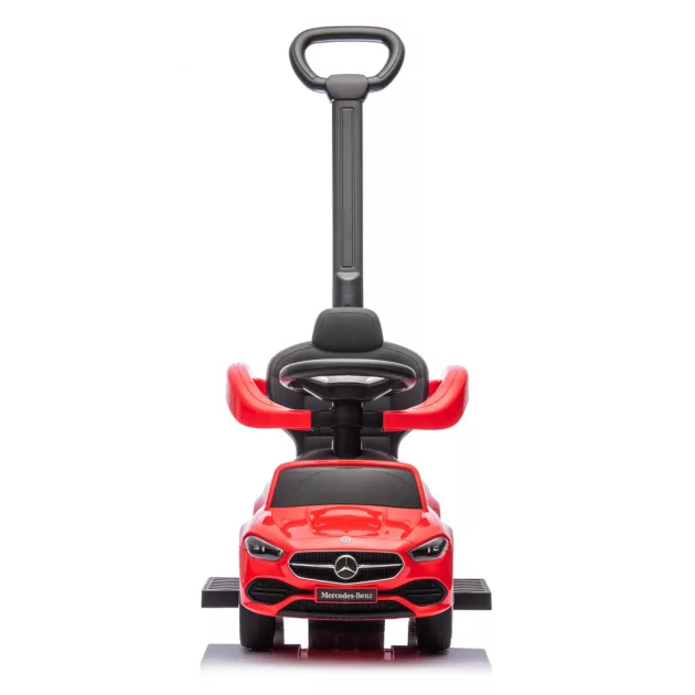 Chipolino Mercedes Benz C-Class bébitaxi tolókarral - red