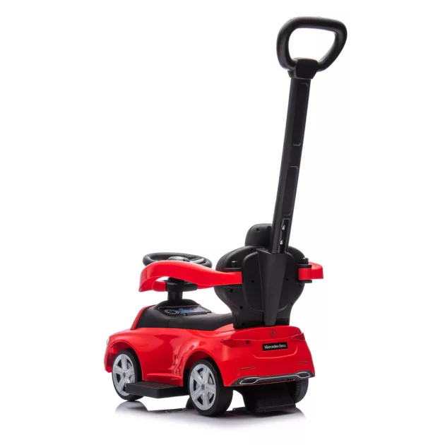 Chipolino Mercedes Benz C-Class bébitaxi tolókarral - red