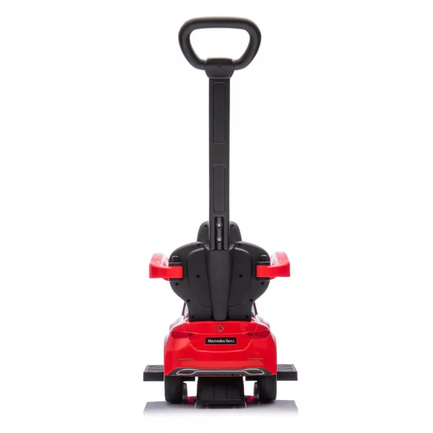 Chipolino Mercedes Benz C-Class bébitaxi tolókarral - red