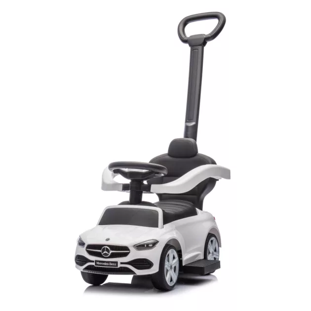 Chipolino Mercedes Benz C-Class bébitaxi tolókarral - white