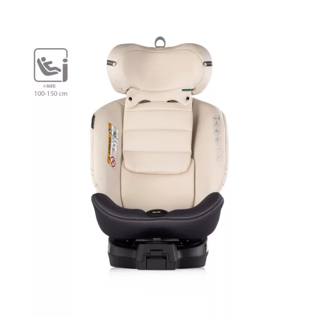 Chipolino Premium 360 autósülés I-Size 40-150cm - biscotta