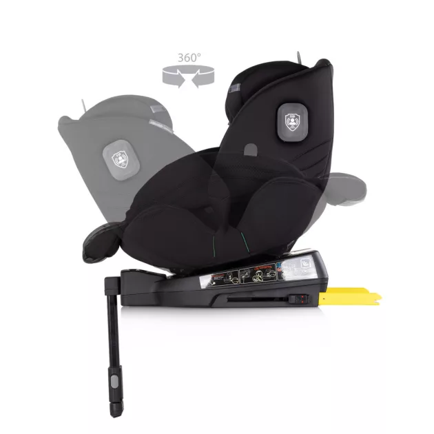 Chipolino Premium 360 autósülés I-Size 40-150cm - blackberry