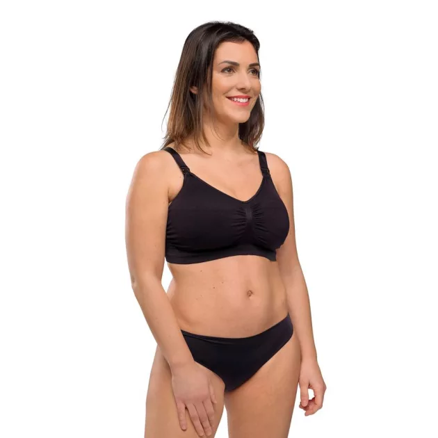 Carriwell Betétes szoptatós melltartó - Fekete L