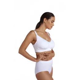   Carriwell Gélmerevítős, betétes szoptatós melltartó - Fehér M