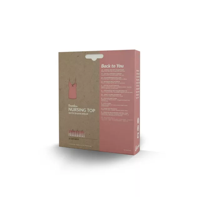 Carriwell Hasleszorító szoptatós top - Fehér L