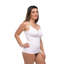 Carriwell Hasleszorító szoptatós top - Fehér XL