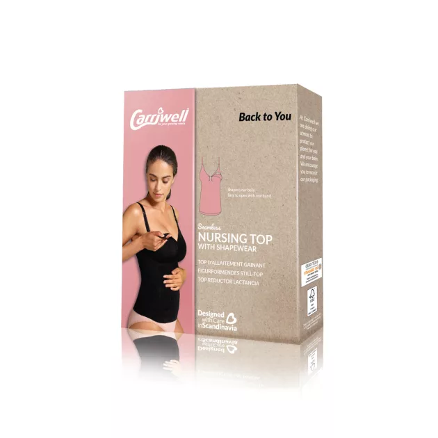 Carriwell Hasleszorító szoptatós top - Fehér XL