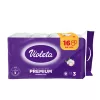 Violeta prémium toalettpapír, 3 rétegű, 16 db – illatmentes