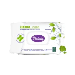 Violeta nedves toalettpapír Hemo Care, 60 db