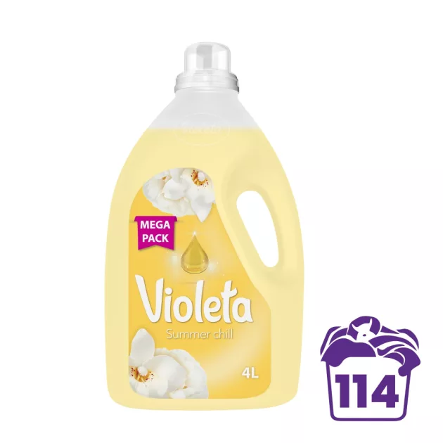 Violeta öblítő summer chill, 4 L – sárga