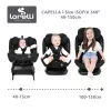 Lorelli Capella autósülés ISOFIX 40-150cm - Grey